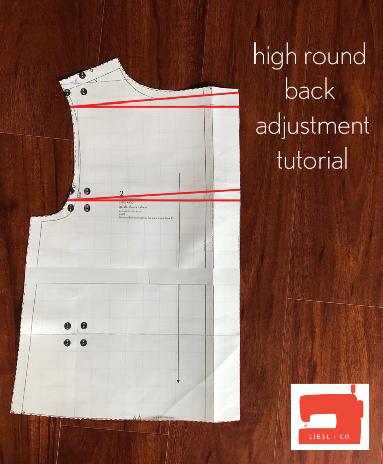 Learn how to perform a high round back adjustment with this illustrated guide.