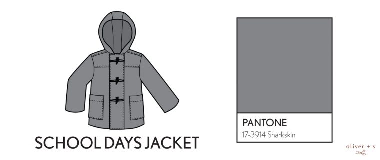 Oliver + S School Days Jacket in Pantone fall colors