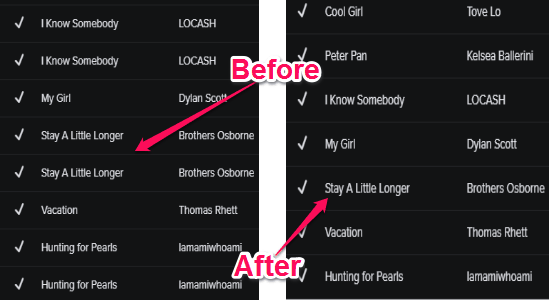 Right Click on Audio File