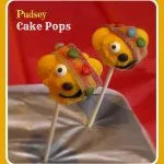 Pudsey cake pops