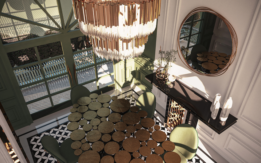 Opulent Dining Room In Partnership With Auns Dallaq