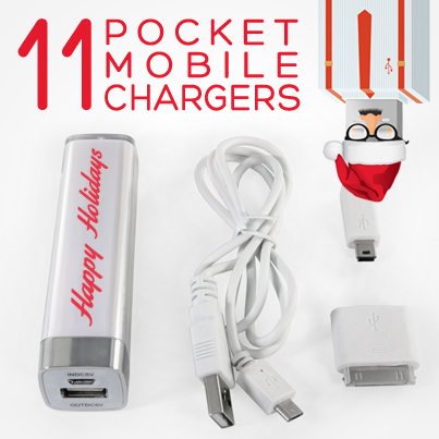 Pocket Mobile Chargers USB Drives