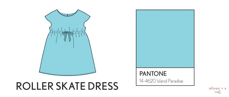 Roller Skate Dress in Island Paradise
