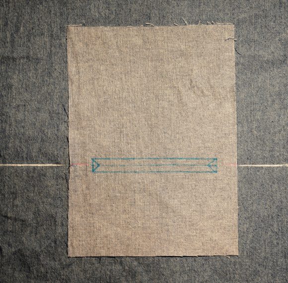exposed zippers on welt pockets