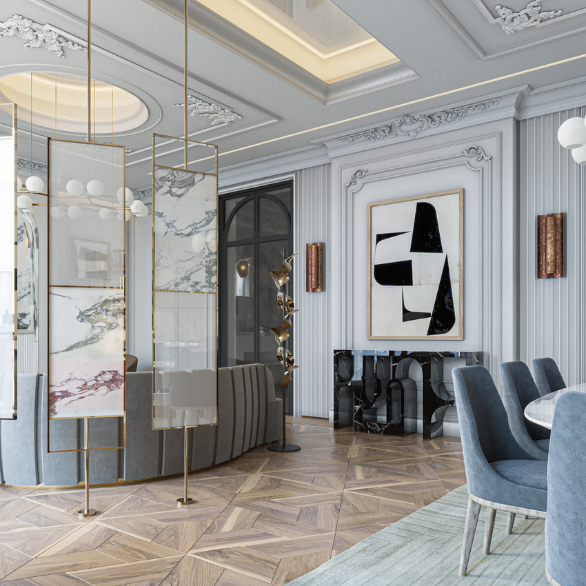 Artful Penthouse In Boston In Partnership With Yasmine Ibrahim