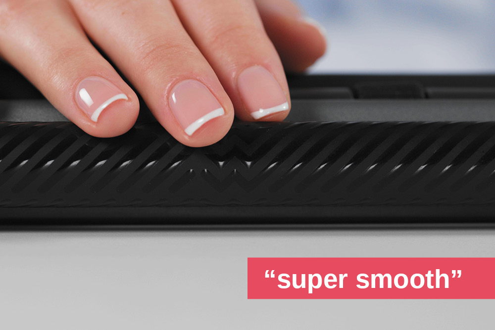 Smooth experience of using a roll bar mouse