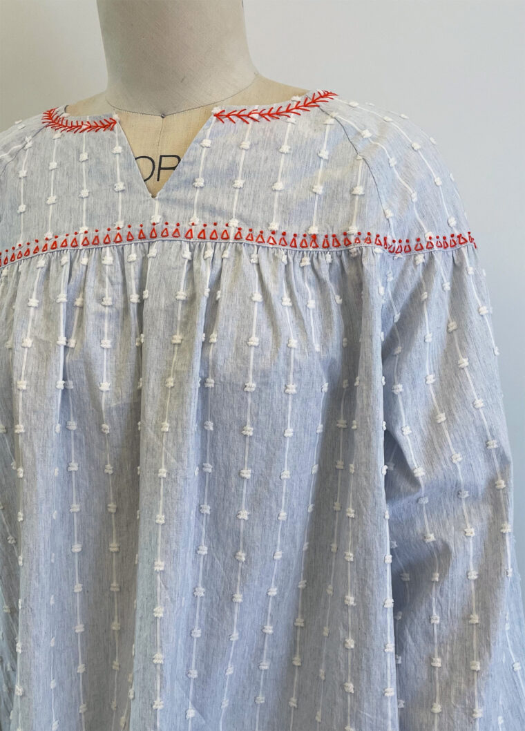 embroidered Positano Blouse