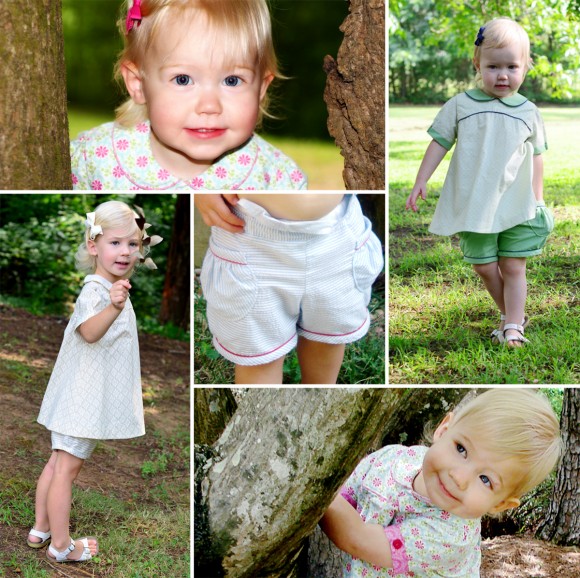 Oliver + S Puppet Show Tunics and Shorts