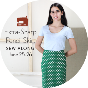 Liesl + Co. Extra-Sharp Pencil Skirt