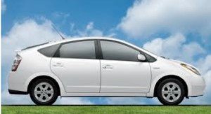 white prius cartoon