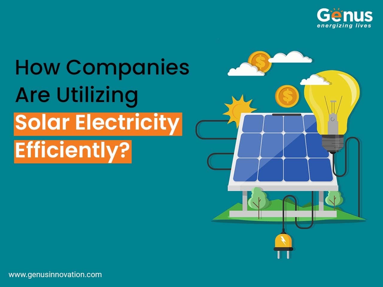 Solar electricity efficiently