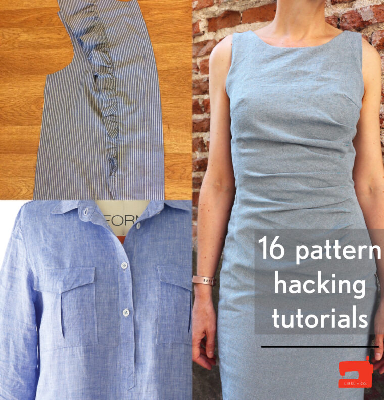Learn to alter your patterns to design your own clothes with these pattern hacking tutorials.