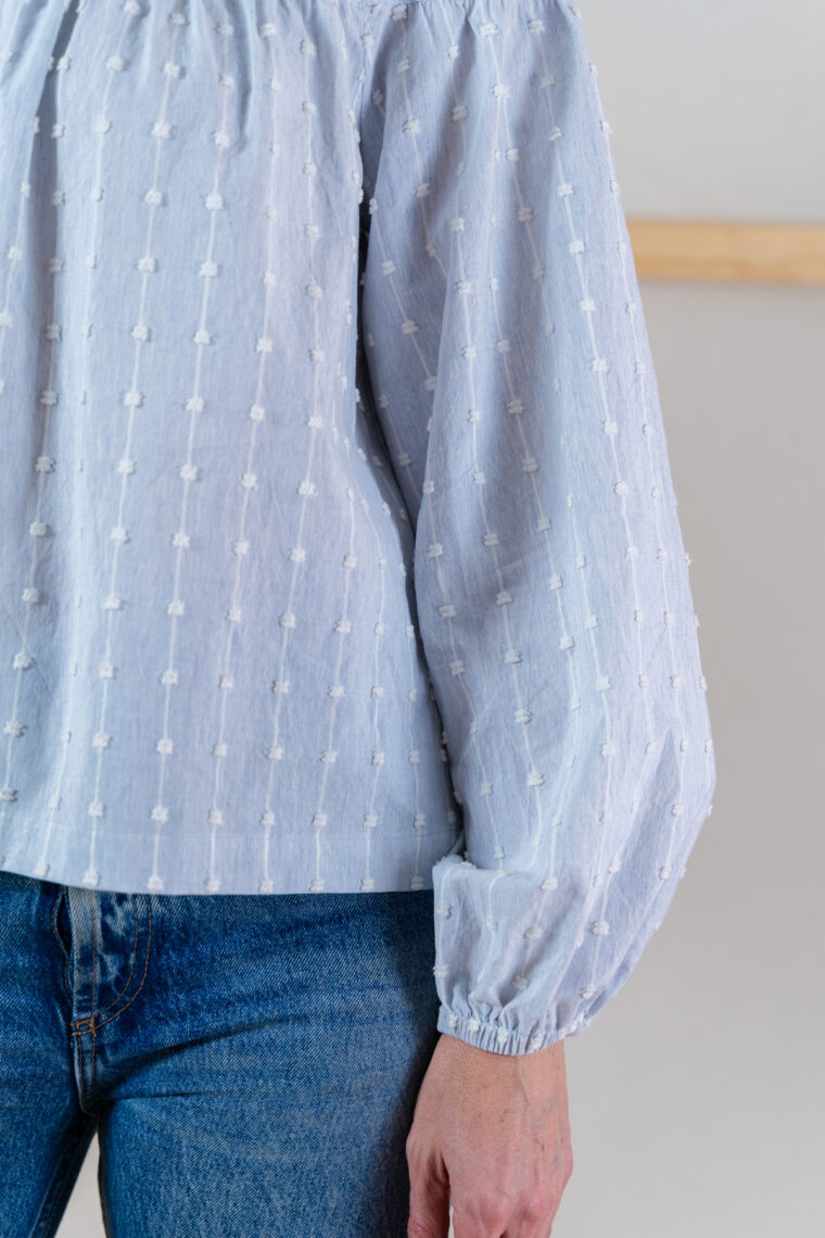 the new Liesl + Co Positano Blouse + Dress sewing pattern