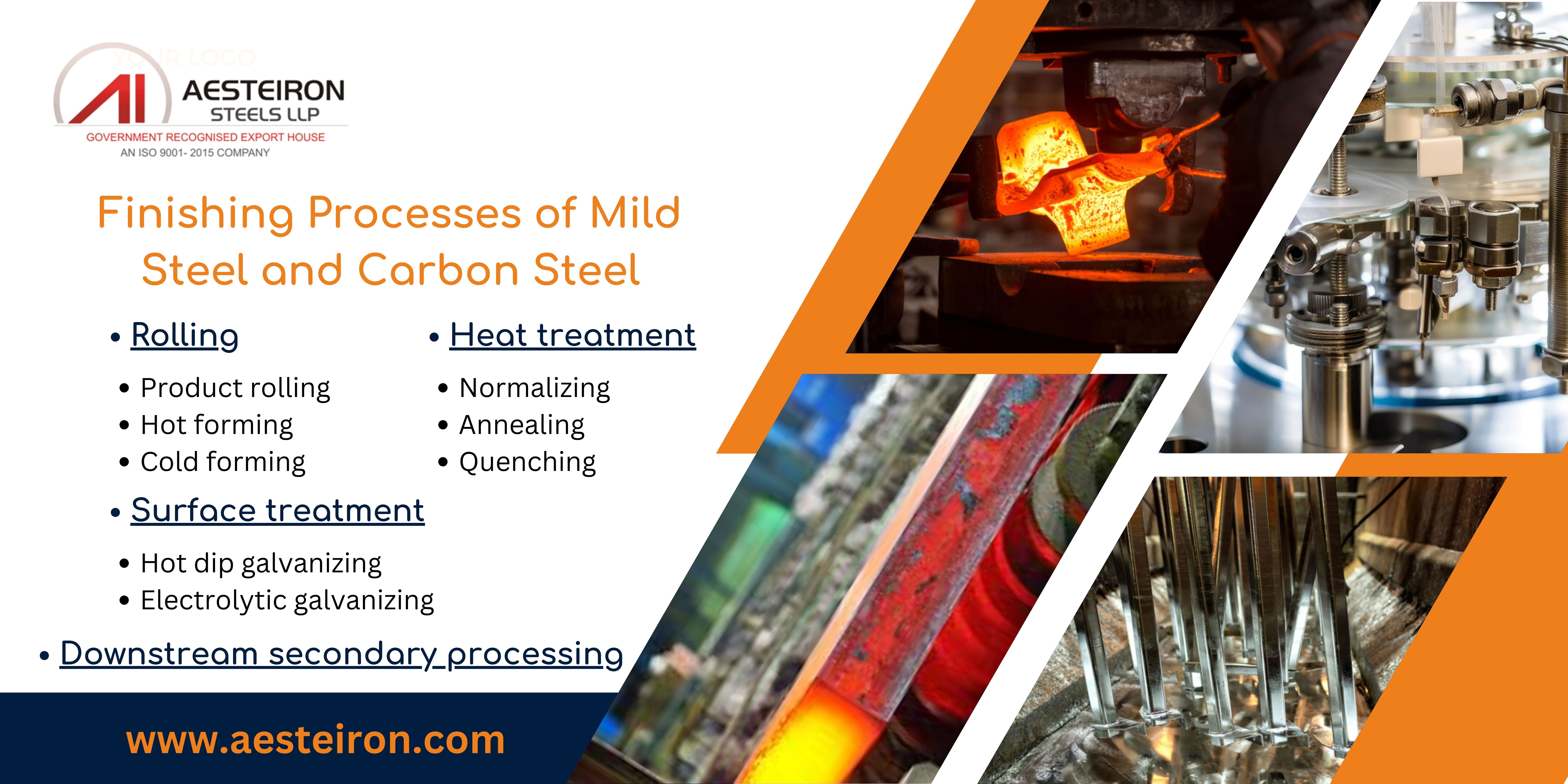 Finishing Processes of Mild Steel and Carbon Steel