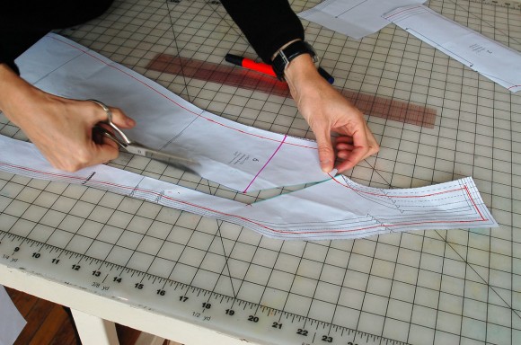 Doing a full-bust adjustment for the Cinema Dress