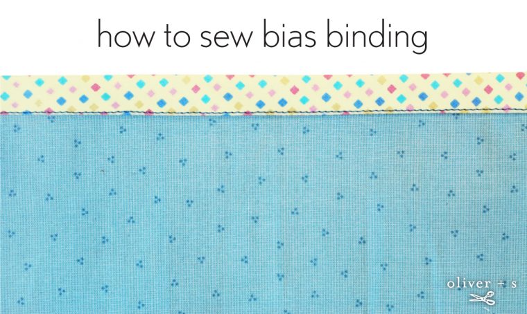 How to sew bias binding