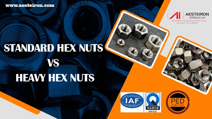 standard hex nuts vs heavy hex nut