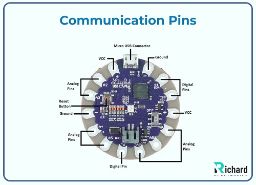 Arduino Lilypad Pinout, Datasheet, Features, IDE and simulation 