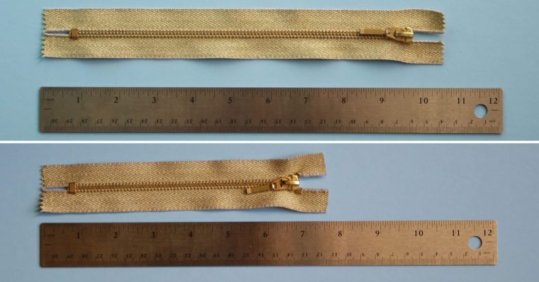 shortening metal zippers from the top