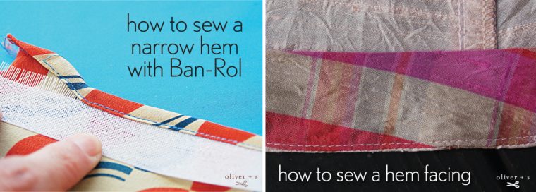 Narrow Hem with Ban-Rol and Hem Facing