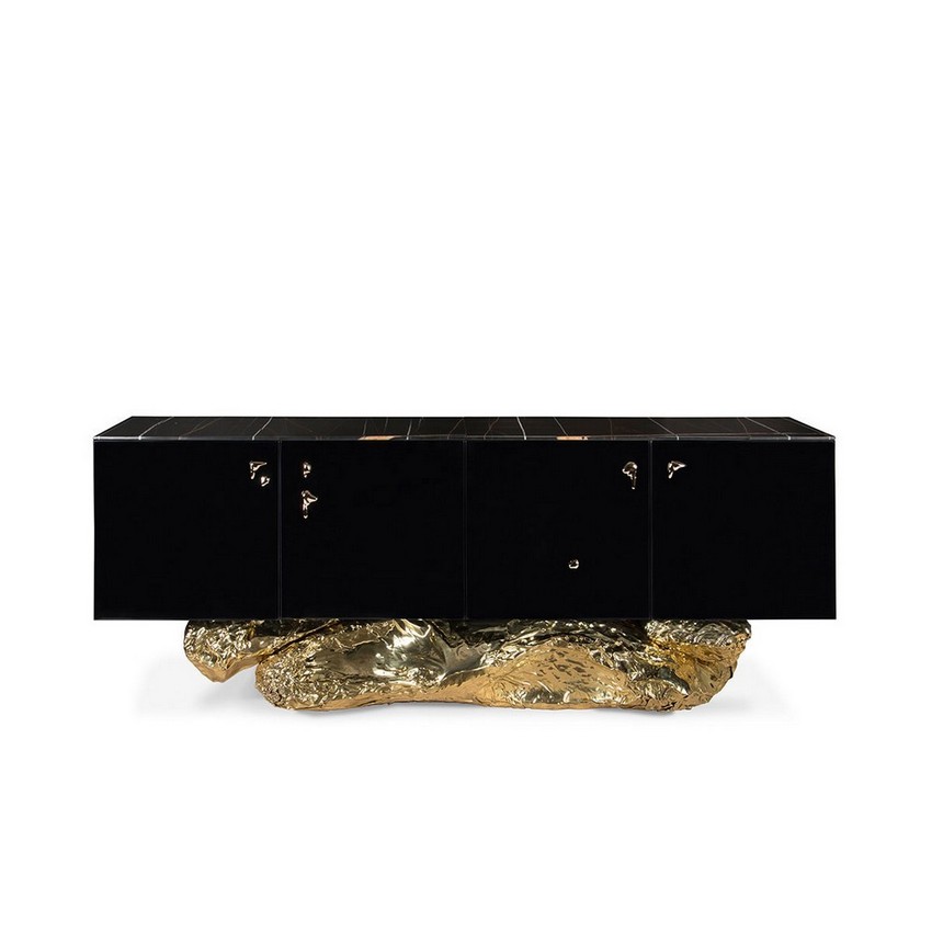 Exclusive Design: Luxury Sideboards With Unique Golden Details