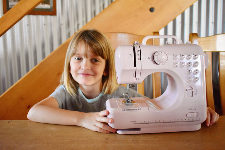 Teaching kids to sew
