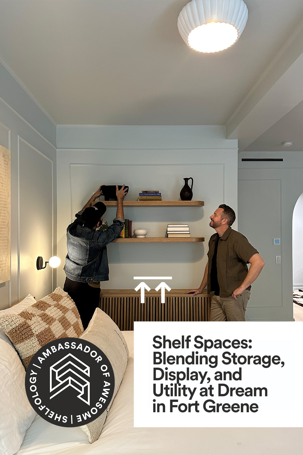 Shelf Spaces:  Blending Storage, Display, and Utility at Dream in Fort Greene