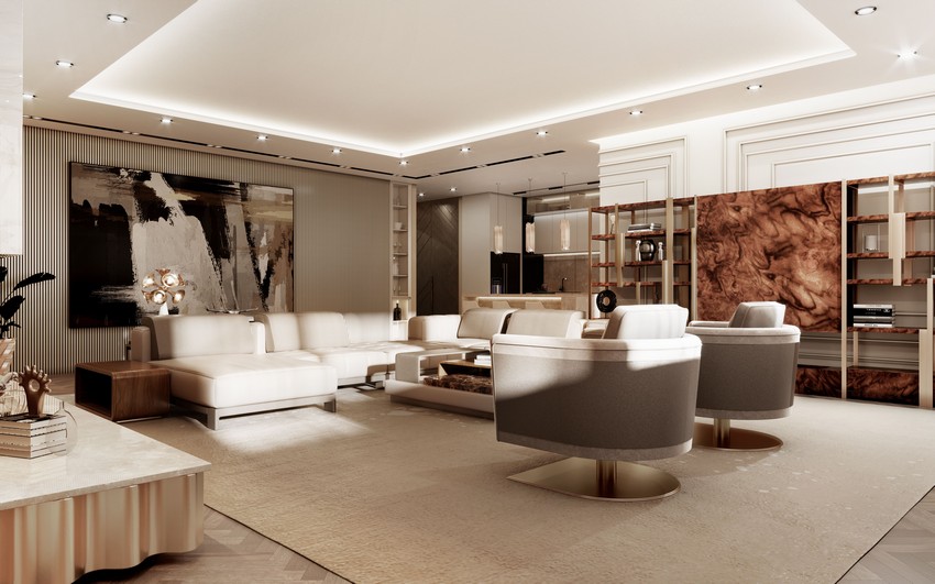 Cremoso Room: Comfort Is Key In This Living Area By Caffe Latte Home