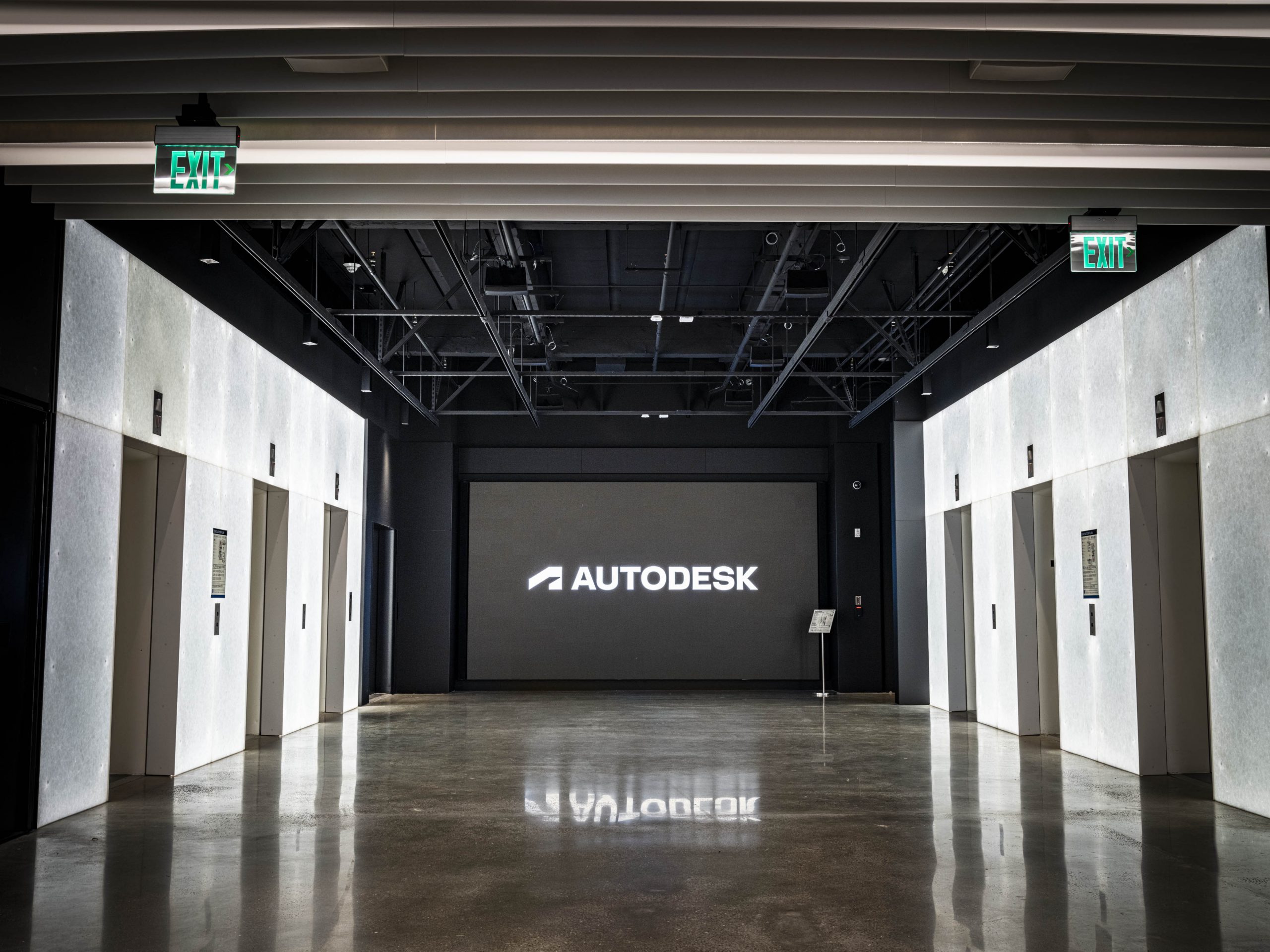 Reimagined Lobby of the Autodesk Gallery
