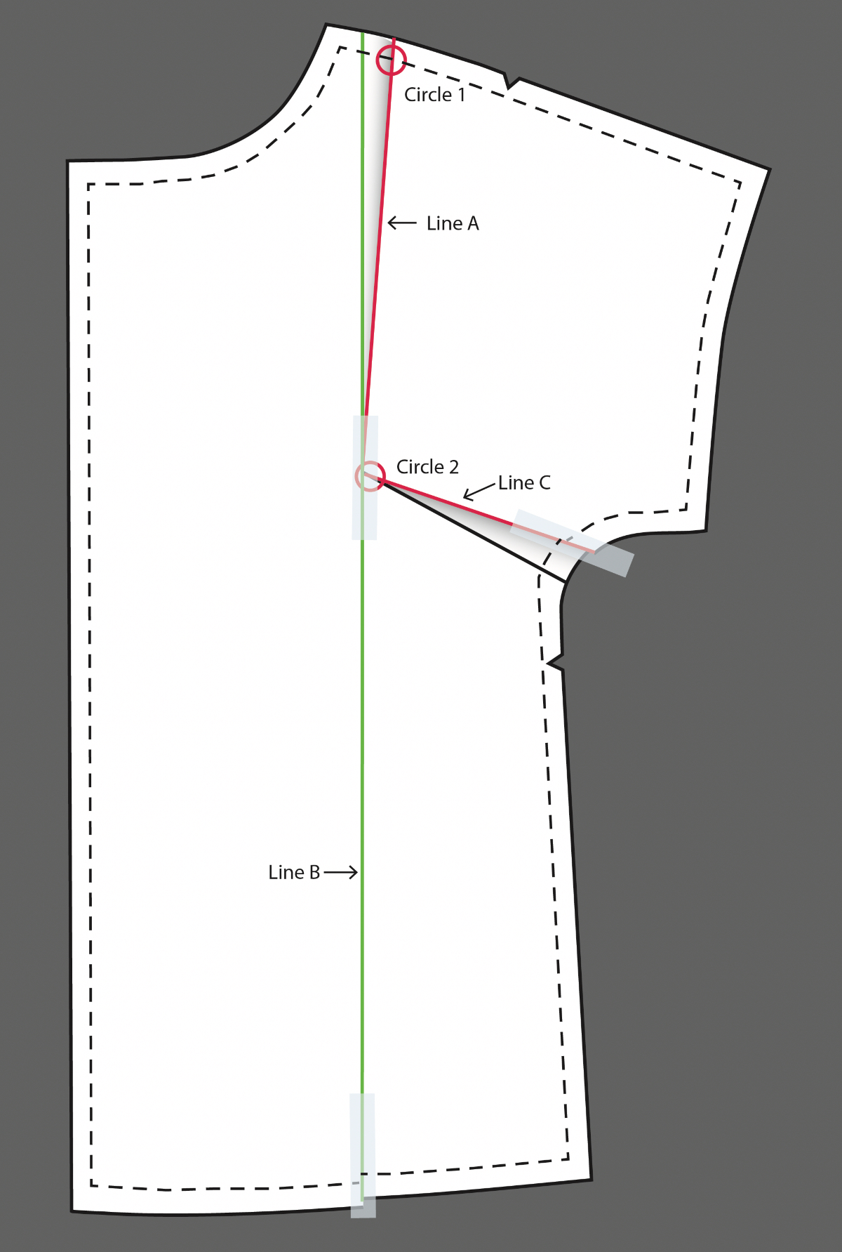 Small Bust Adjustment Tutorial