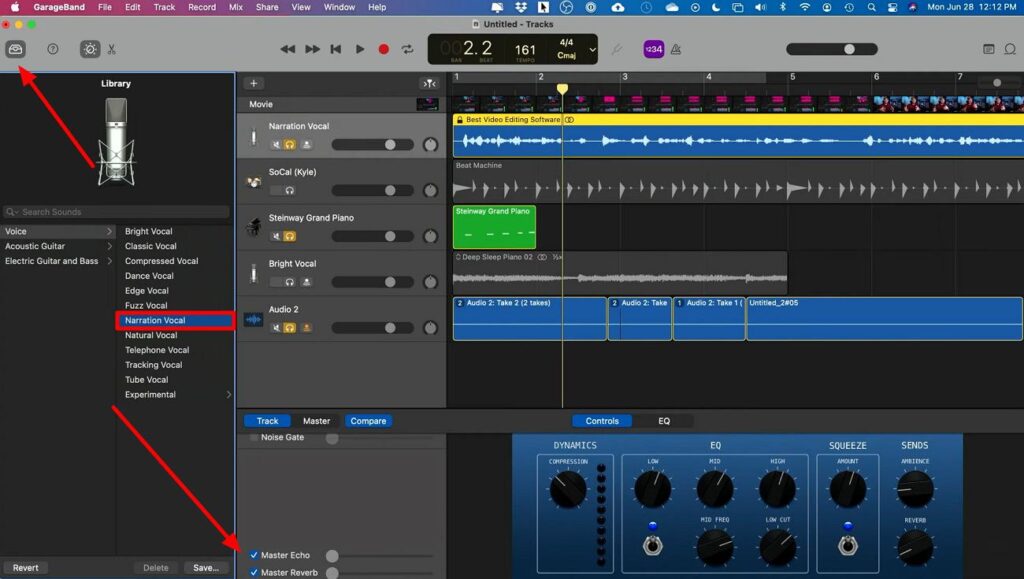 mix effects and perform adjustments