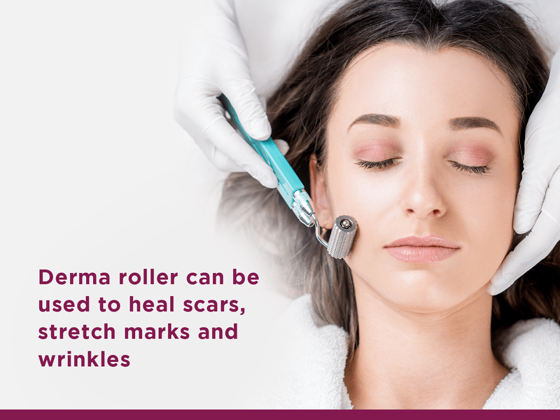 The Benefits of Using a Derma Roller for Hair Loss 2 derma rollers heal scars and wrinkles