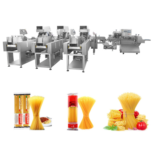 Automatic Spagetti bundle packaging wrapping weighing sealing machine