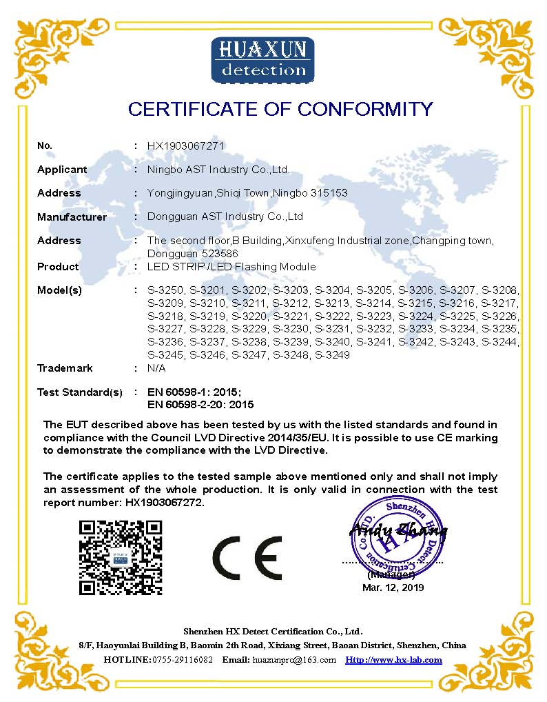 CE of led module