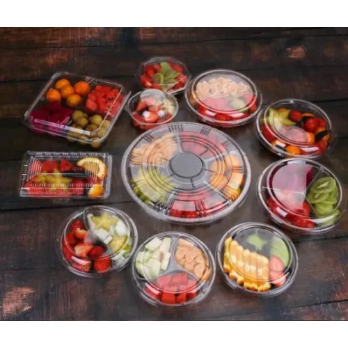 5 Component Container Plastic Tray Box Snack Food Blister Tray with Winko1