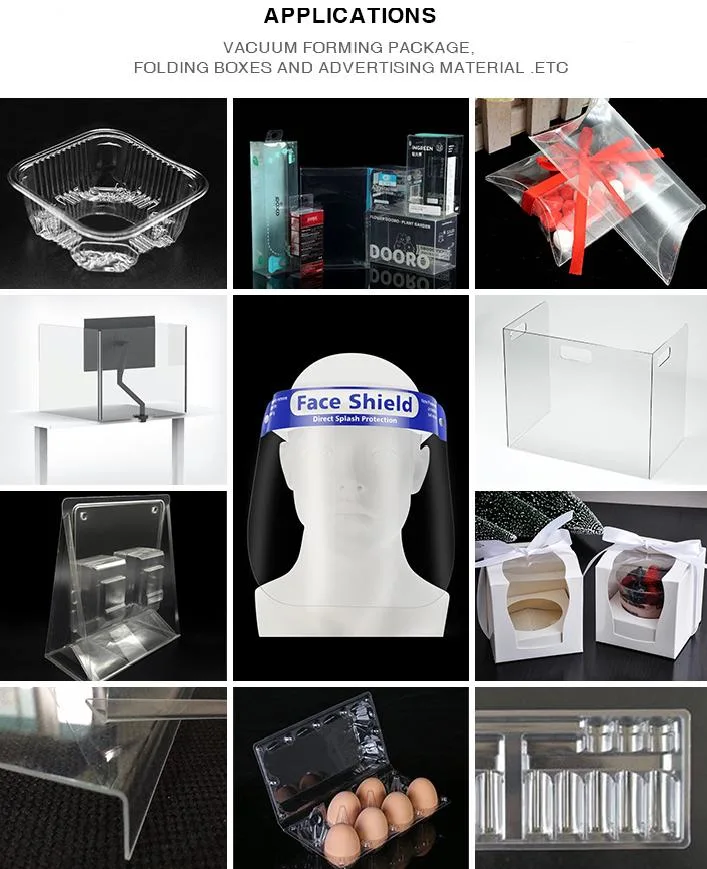 apet เกรดอาหารที่แข็ง/PE thermo-bliistering/thermoforming packings