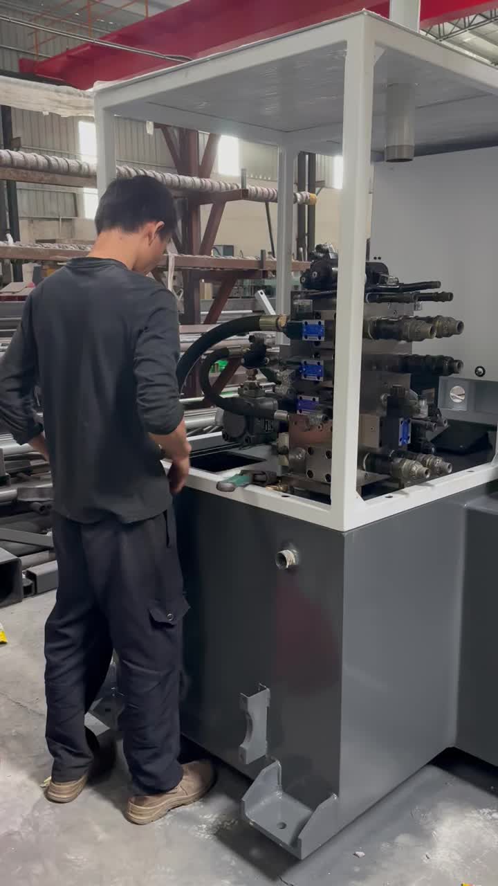 500T hydraulic press installation