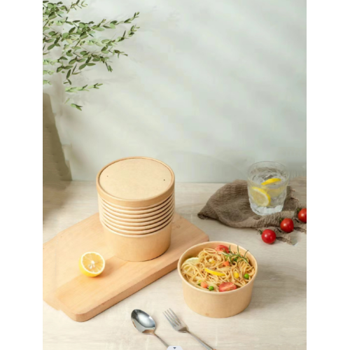 Round kraft paper packing box: The perfect combination of Poke(Polk)salad bowl