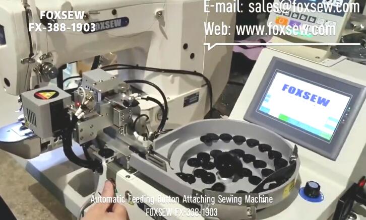 Automatic Feeding Button Sewing Machine