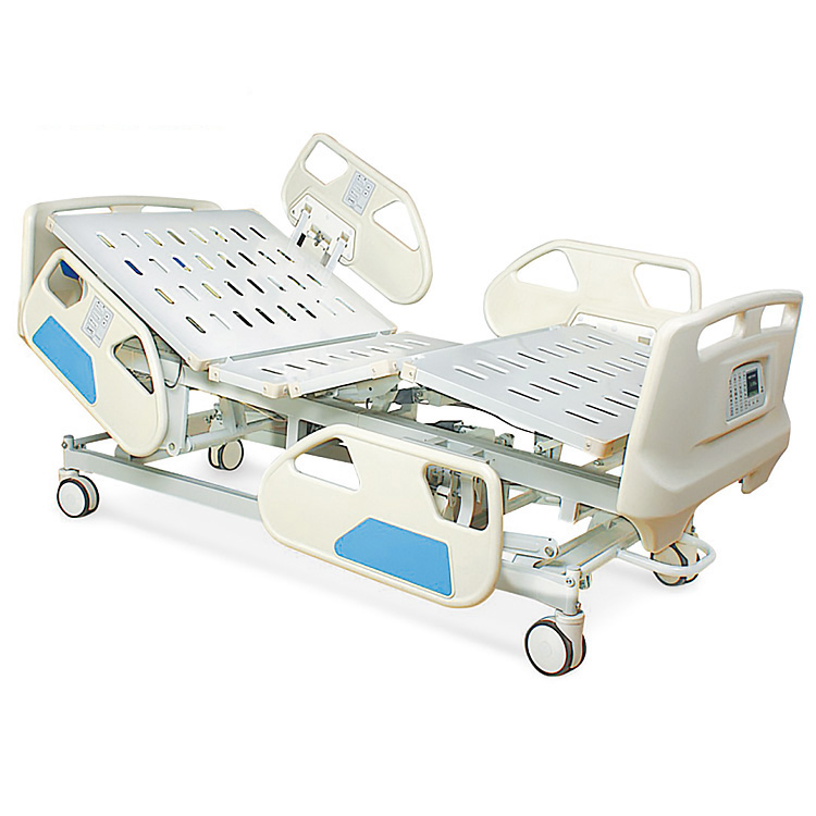 Beste prijspatiënt 4 5 Functies Vouwen multifunctioneel verpleegziekenhuis ICU Electric Hospital Bed te koop1