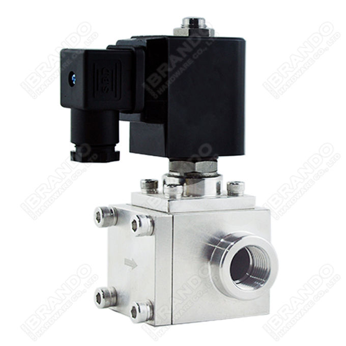 5404 A 1/2'' High Pressure Brass Solenoid Valve 12V 24V DC 120V 230V 50Hz 14