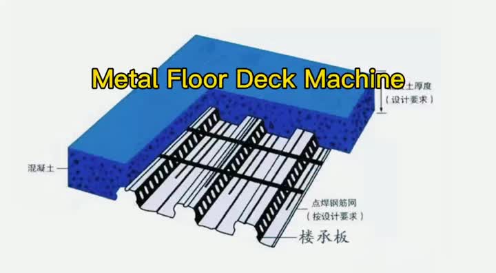 Metal Floor Deck Machine