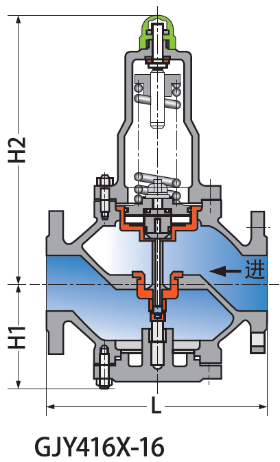 high quality stainless steel steam pressure reducing valve