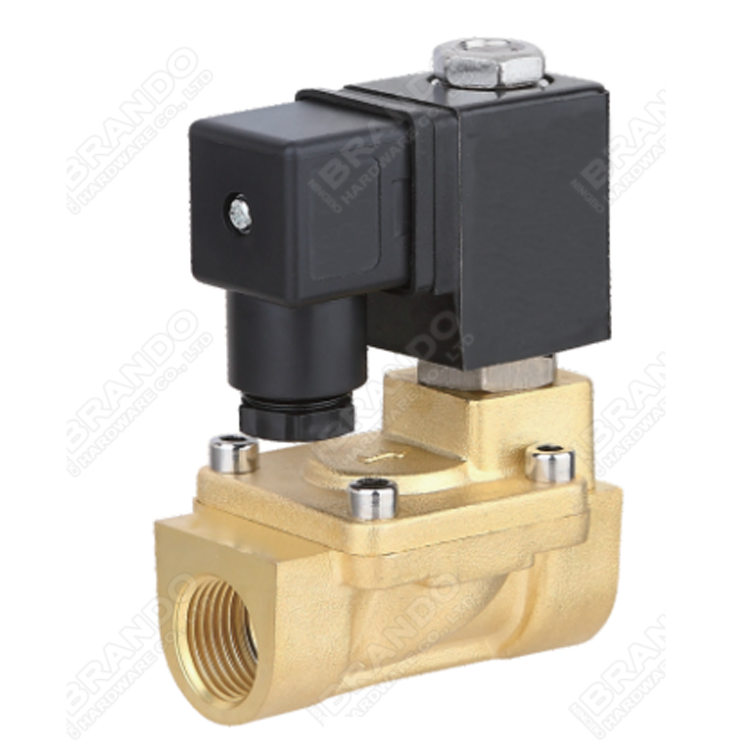 1/8'' 1/4'' 3/8'' Water Air Latching Brass Solenoid Valve 6V 12V 24V DC 2