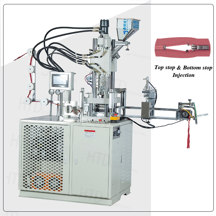 máquina de moldeo por inyección de cremallera de plástico de extremo cerrado