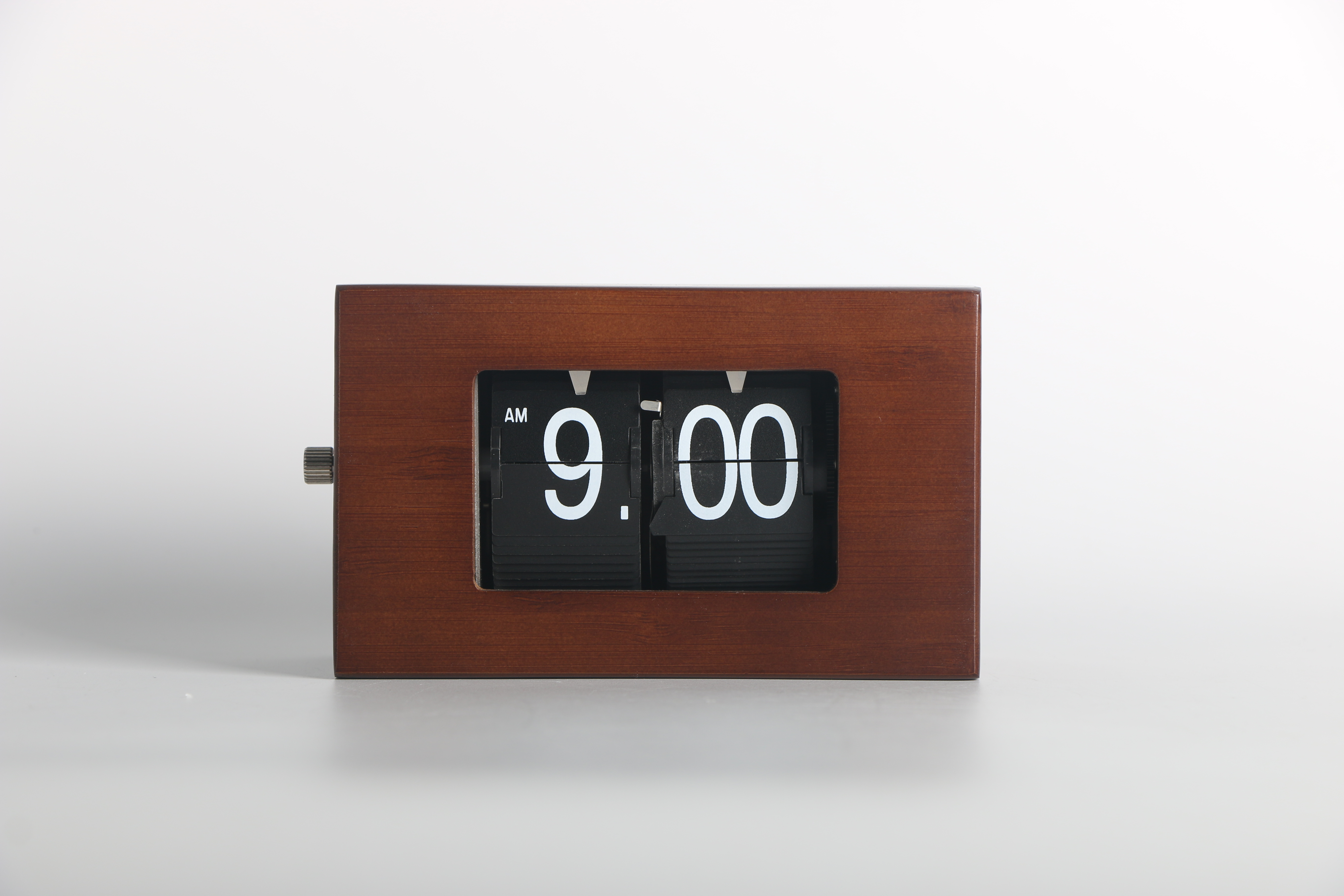 HY-F092 wooden flip clock