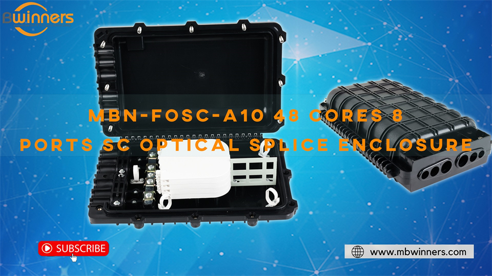 MBN-FOSC-A10 48 Cores 8 Ports SC Optical Splice Enclosure