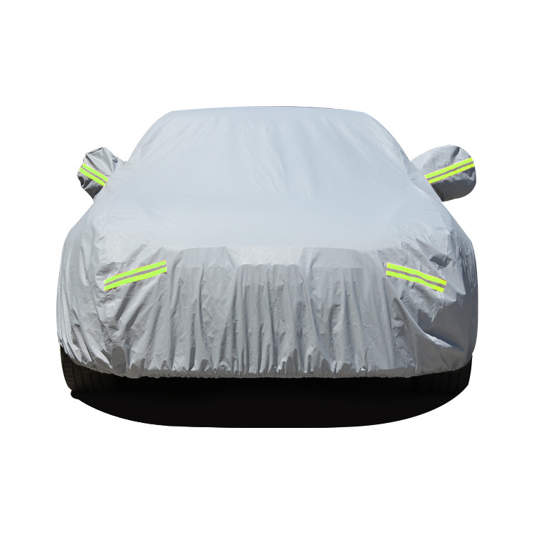 Perfect fit universal customized models dust proof anti rain tarpaulin car cover with zipper