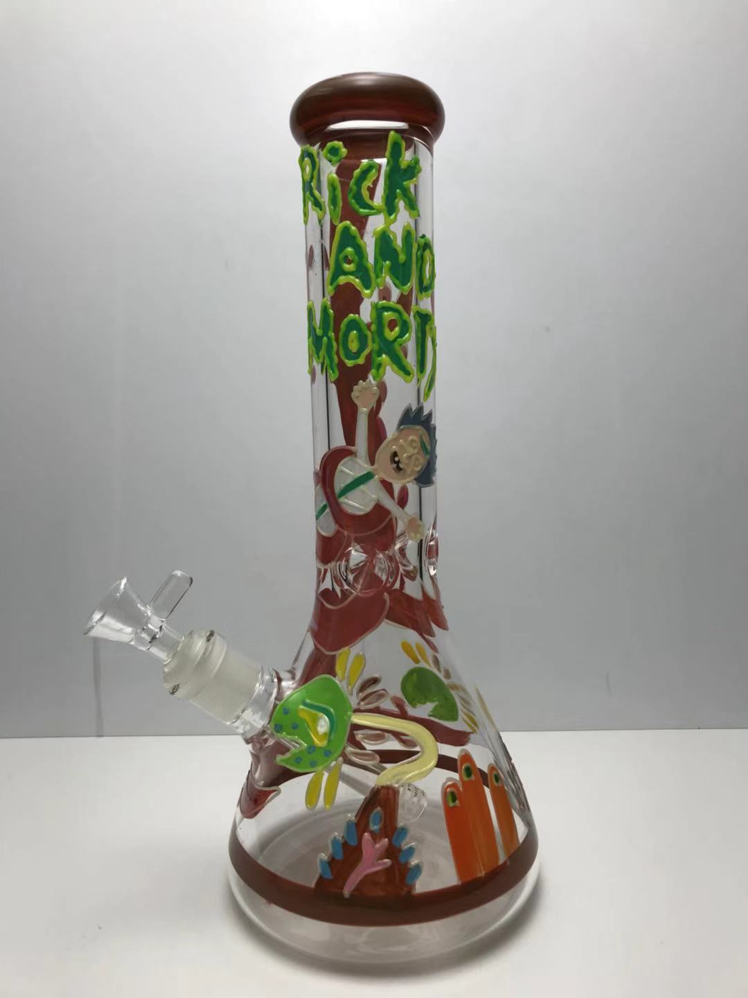 7mm rick and morty beaker bong1