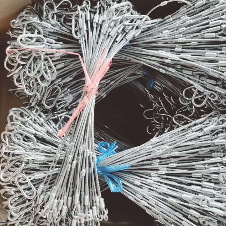 Seaux de corde de fil avec crochet